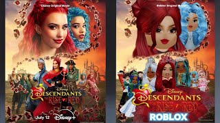 Descendants The Rise of Red In ROBLOX be like🤩😝😱 [upl. by Ib]