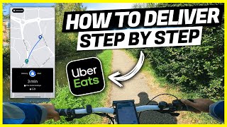 How to deliver Uber Eats STEP BY STEP Tutorial [upl. by Drusie]