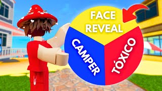 FACE REVEAL😱 HACIENDO LO QUE DIGA LA RULETA en MM2  Kevin Roblox [upl. by Cawley]