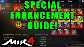 MIR4  Special Enhancement Guide Upgrade Magic Stones Spirit Treasures Spectrumite More [upl. by Ahsieym]