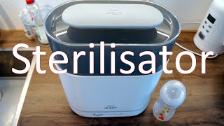 Philips Avent 4in1 Dampfsterilisator  Review und Anwendungshinweise  Vergleich zum 3in1 SCF28702 [upl. by Neeluqcaj44]