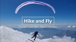 Fliegen von den Alpenriesen  Hike and Fly von 4000ern  Kurzdoku [upl. by Ateval719]