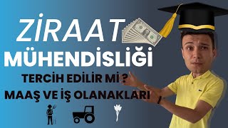 Ziraat Mühendisliği Tercih Edilir mi  Maaşlar ve iş olanakları [upl. by Rainie]