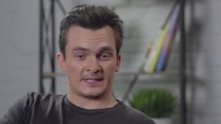 Rupert Friend  The Hollywood Reporter Facebook Live Chat [upl. by Aicetel390]