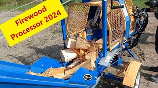 Firewood processor in action for 2024 [upl. by Irtemed887]