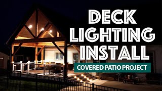 This Covered Patio Is LIT 🔥🔥 LED Lighting Must See [upl. by Abibah]