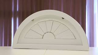 Plantation Shutters for Arched Windows  Goodwoodshutterscom [upl. by Mariann]