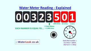 How to Read a Water Meter  Numbers Explained [upl. by Kerwinn]