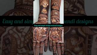 Bridal mehendi designs 👍🏻👈🏻 mehdidesign mehndi [upl. by Eldwon]