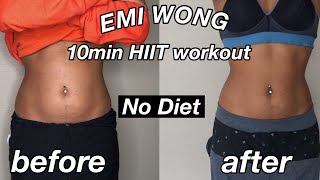 lose weight in a week I did EMI WONG’s HIIT workout for 7 days [upl. by Anehsak469]