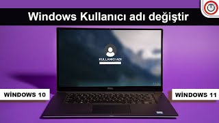 🛠️ Windows kullanıcı adı değiştirme 2024  Windows 10 ve Windows 11 [upl. by Sahc]