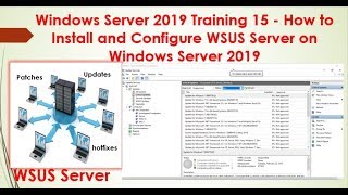 Windows Server 2019 Training 15  How to Install and Configure WSUS Server on Windows Server 2019 [upl. by Sivart565]