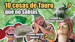 10 COSAS DE TAURO QUE NO SABÍAS  Astrología Millennial [upl. by Alleber]