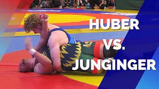 🤼‍♂️  Wrestling  BaWüM Juniors Freestyle  92kg Round 1  Karol Huber vs Mick Junginger [upl. by Araccat]