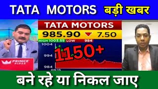 Tata motors share latest news today Tata motors share news todayTarget price analysisbuy or sell [upl. by Uon833]