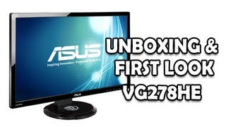 Asus VG278HE 27quot 144hz 3D LED Monitor Unboxing First look amp Review [upl. by Ayotahs434]