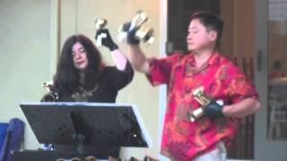 The Water is Wide 8Bell Handbell Duet  Larry and Carla [upl. by Araem]