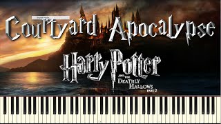 Courtyard Apocalypse  Harry Potter and the Deathly HallowsPart 2  Alexandre Desplat [upl. by Eimiaj42]