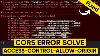 How to Solve CORS Error in 2 min WATCH THIS  CORS Explained in EASY Way [upl. by Pirbhai19]