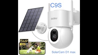 AOSU C9S CAMERA SETUP GUIDE  SolarCam D1 Max [upl. by Osric]