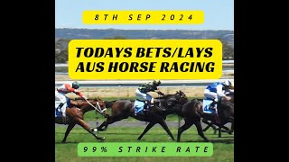 Australian Horse Racing  Betting Tips  8092024 [upl. by Aeslek]