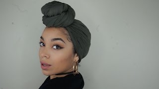 Super EASY Headwrap Tutorial [upl. by Ahsiruam]