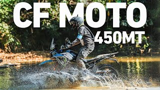 We Tested The All New CFMOTO 450MT [upl. by Aisemaj938]