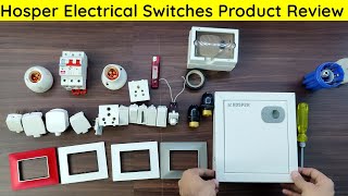 Hosper Electrical Switches Product Review  Hosper Catalogue pdf Download [upl. by Ilatan213]