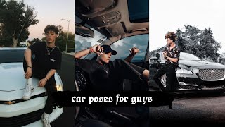 80 Best Photoshoot Poses with Car  How to Pose like a Model with Car  Aesthetic Poses for Guys [upl. by Oraneg]