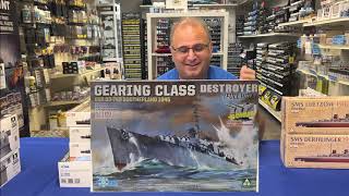 New Takom 1700 scale ships previews  Gearing class destroyers and SMS Derfflinger [upl. by Arraic]