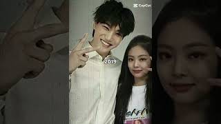 Jennie and Kai 2019 and 2024 💔😢blackpink exo [upl. by Amil]