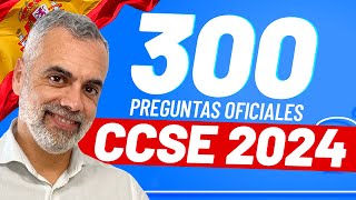 🇪🇸 Examen CCSE 2024 de Nacionalidad Española ✅📝 MANUAL COMPLETO 300 PREGUNTAS [upl. by Kinch]