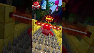 Inside Out VS Laser 3 🤔🔥shorts minecraft [upl. by Nyledaj]