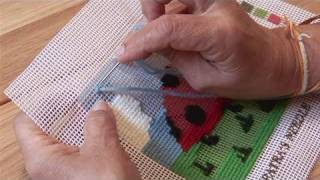 How To Do Needlepoint With Wool [upl. by Duwe]