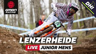 Lenzerheide Junior Mens Downhill Finals  LIVE DHI Racing [upl. by Oilisab]