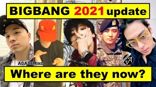 BIGBANG 2021 where are they now LATEST UPDATES  Kings of Kpop  YG FAMILY Comeback Information [upl. by Whiting]