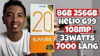 Tecno Spark 20 Pro Unboxing Review [upl. by Mikkel177]