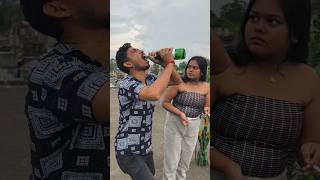 He Gave Her A Lesson  How to Drink Beer Properly shorts shortvideo beerchallenge [upl. by Notwen176]