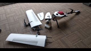 Vectored Tricopter VTOL Plane Log2 [upl. by Bruni]