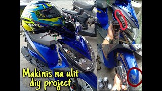 how to paint motorcycle fairing using samurai paint diy mio mxi 125 [upl. by Hermann]