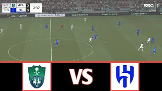 AL AHLI SFC VS AL HILAL SAUDI  SAUDI PL 20232024  FOOTBALL LIFE 2024 [upl. by Jamal]