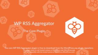 WP RSS Aggregator  Core Plugin Overview [upl. by Free621]