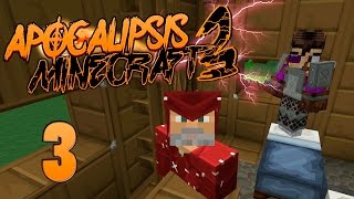 MIEDO EN LA NOCHE  APOCALIPSISMINECRAFT3  EPISODIO 3  WILLYREX Y VEGETTA [upl. by Aniad]