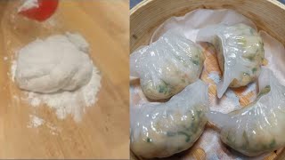 how to make dimsum dough restaurant style dumpling skin important flour cheffood [upl. by Renaldo]