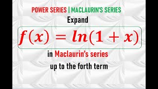 Maclaurins Series  Expansion of a fx  Example 1 [upl. by Francois103]