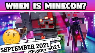 WHEN IS MINECON 2021 [upl. by Doowrehs20]