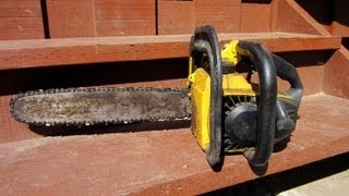 Is This The Worst Chainsaw To Work On [upl. by Enomal]