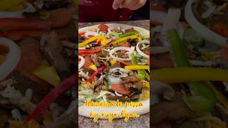 Overloaded homemade pizza [upl. by Lenni739]