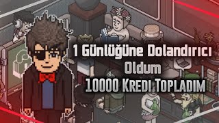 Habbo 1 Günlüğüne Dolandırıcı Oldum 10k Kredi Çaldım  Güven Testi [upl. by Fugazy925]