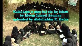 Maranao wasyat kalai arga o mga bae sie ko islam by Aleem Ismael Saumay [upl. by Maryjo]